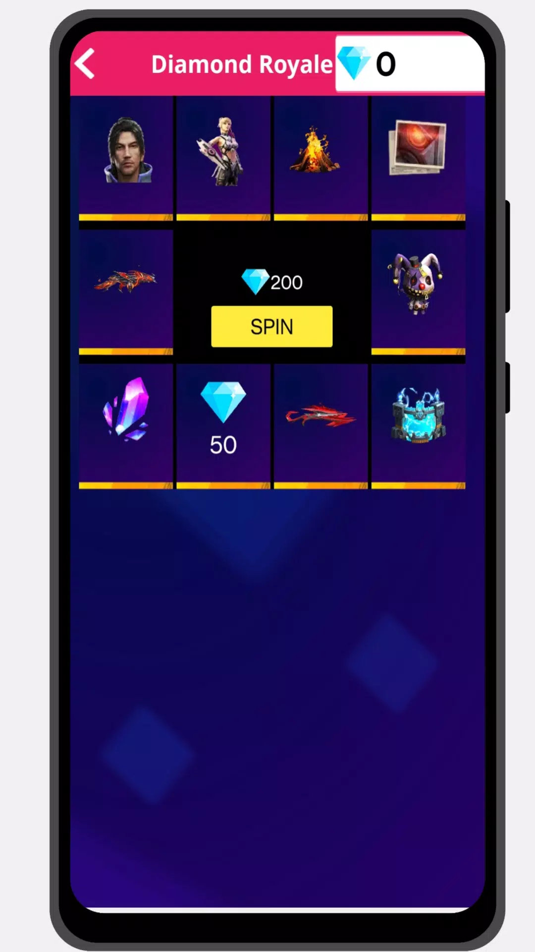 FreeFie Diamond: Luck Royale Ảnh chụp màn hình 1