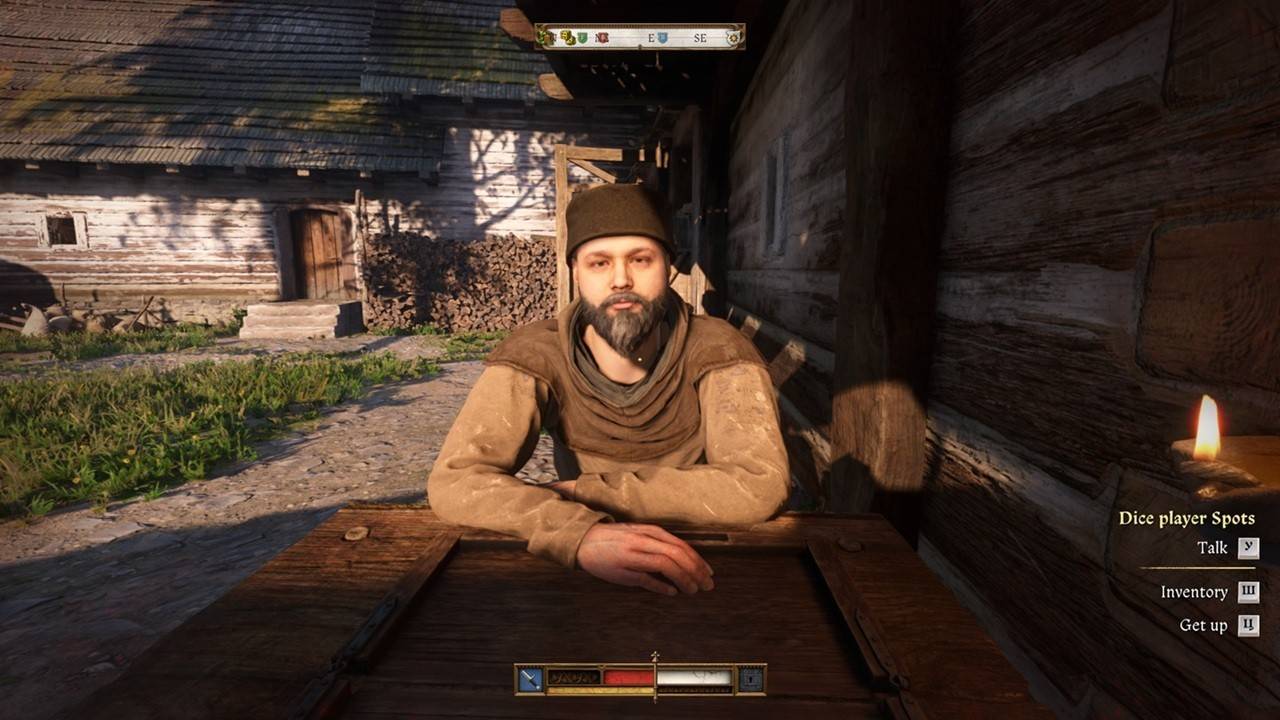 Juego de dados en Kingdom Come Deliverance 2