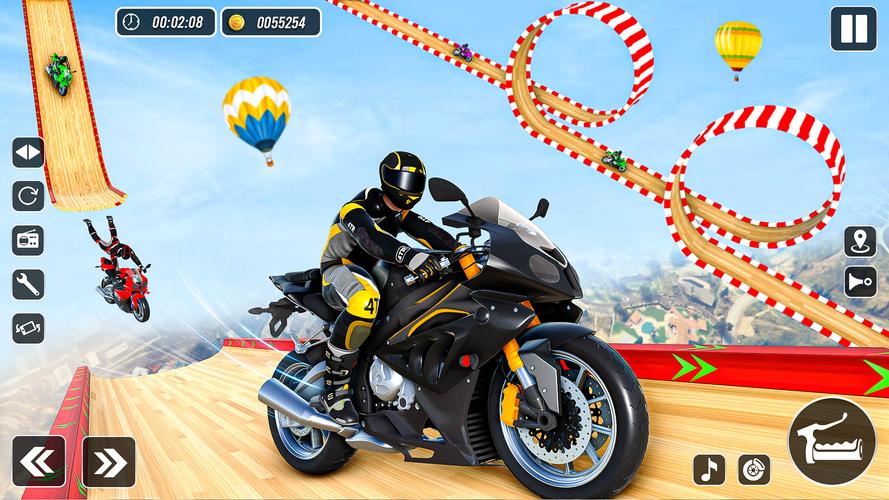 Mega Ramp Stunts Bike Games 3d Скриншот 0