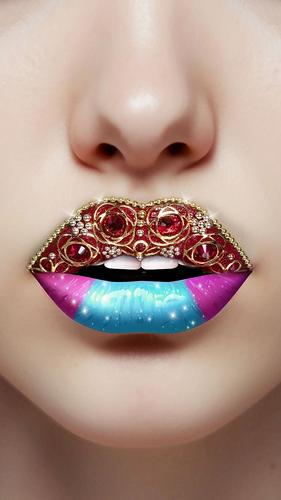 Lip Art Beauty DIY Makeup Game 스크린샷 3