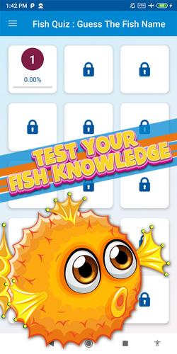 fish quiz games 스크린샷 1