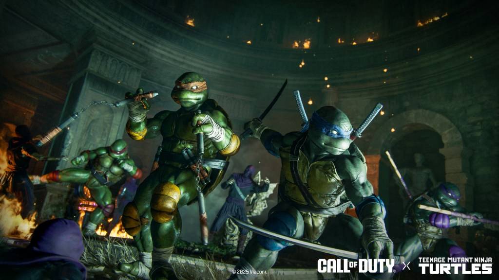 Black Ops 6とWarzoneのTeenage Mutant Ninja Turtleオペレーターの皮。