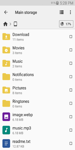 Cx File Explorer Screenshot 1