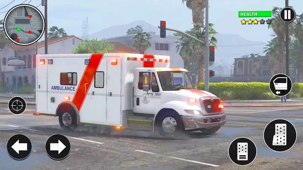 City Emergency Driving Games Captura de tela 3