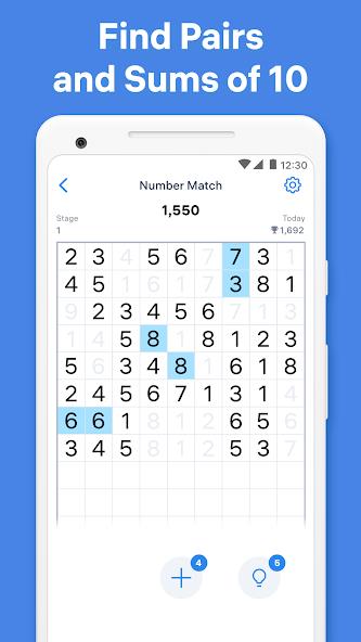 Number Match - Number Games Mod ภาพหน้าจอ 0