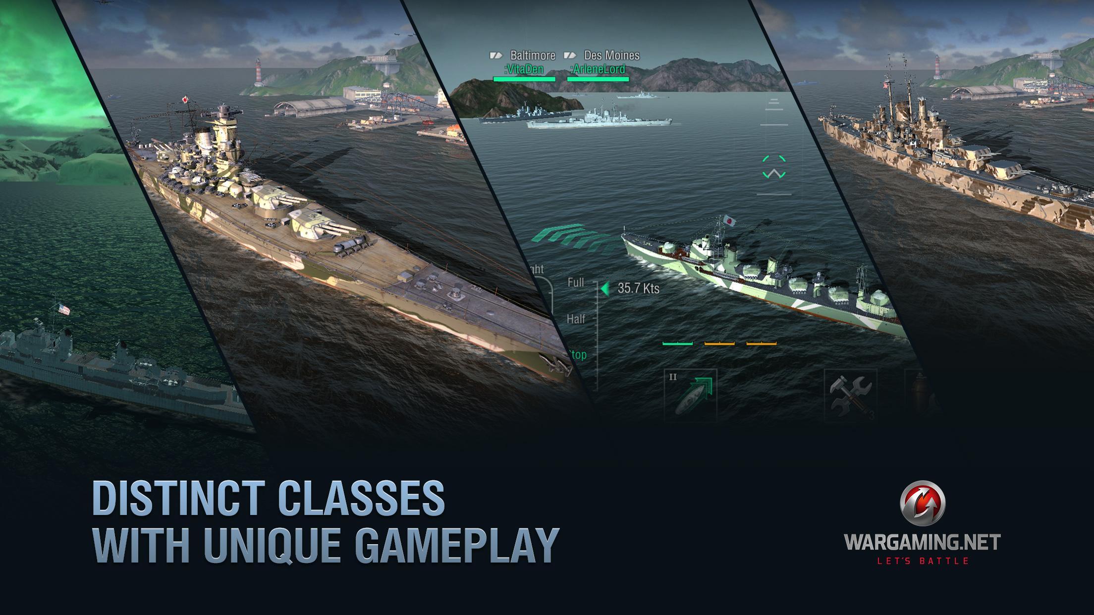 Schermata World of Warships Blitz War 2