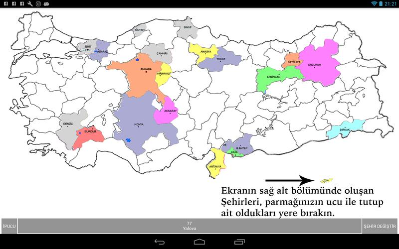 Şehir Bulma Oyunu應用截圖第3張