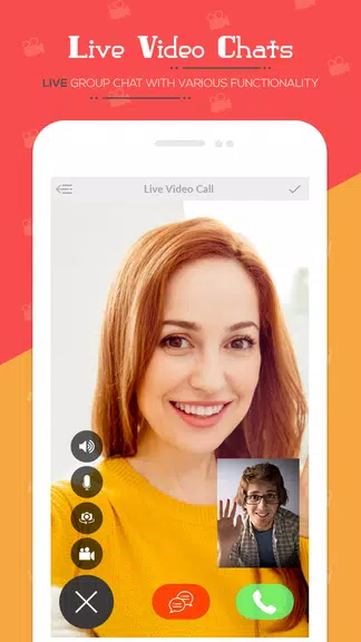 Live Video Chat - Random Video Call with Girls Capture d'écran 2