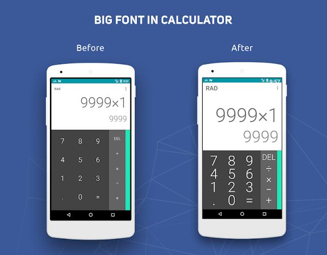 Big Font - Change Font Size & Text Size Ảnh chụp màn hình 3