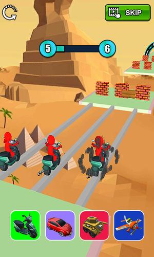 Epic Car Transform Race Captura de pantalla 3