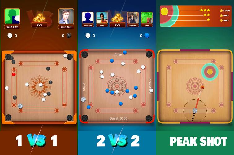 Carrom board game & carom pool Capture d'écran 3