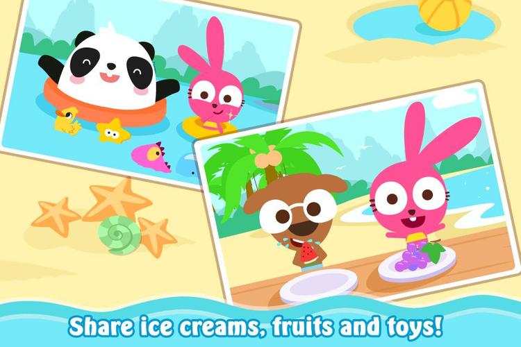 Purple Pink Summer Beach Screenshot 2