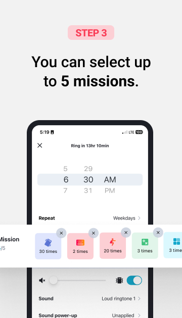 Alarmy – Alarm Clock & Sleep Mod Ekran Görüntüsü 3