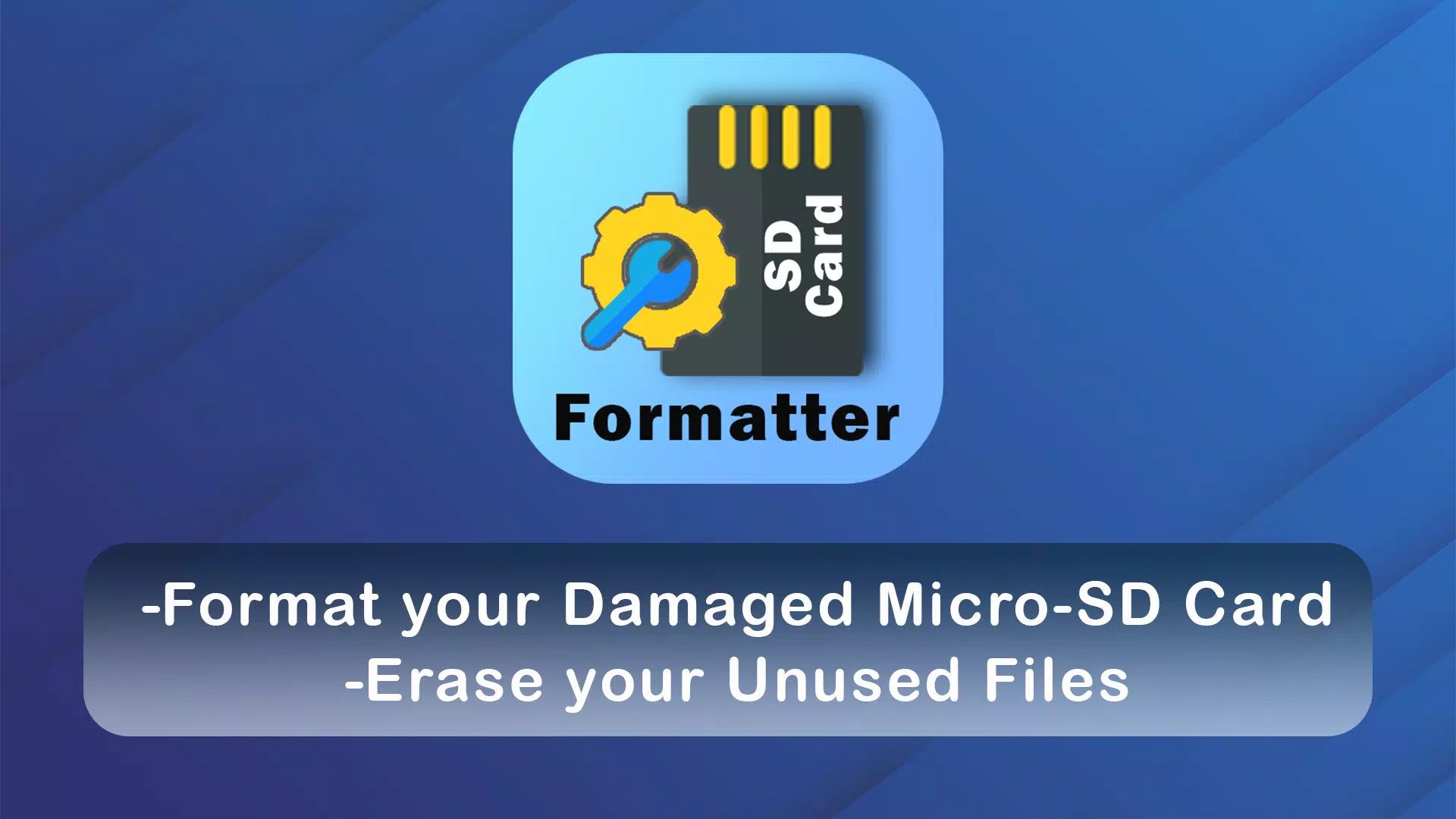 Micro SD Card formatter ภาพหน้าจอ 0