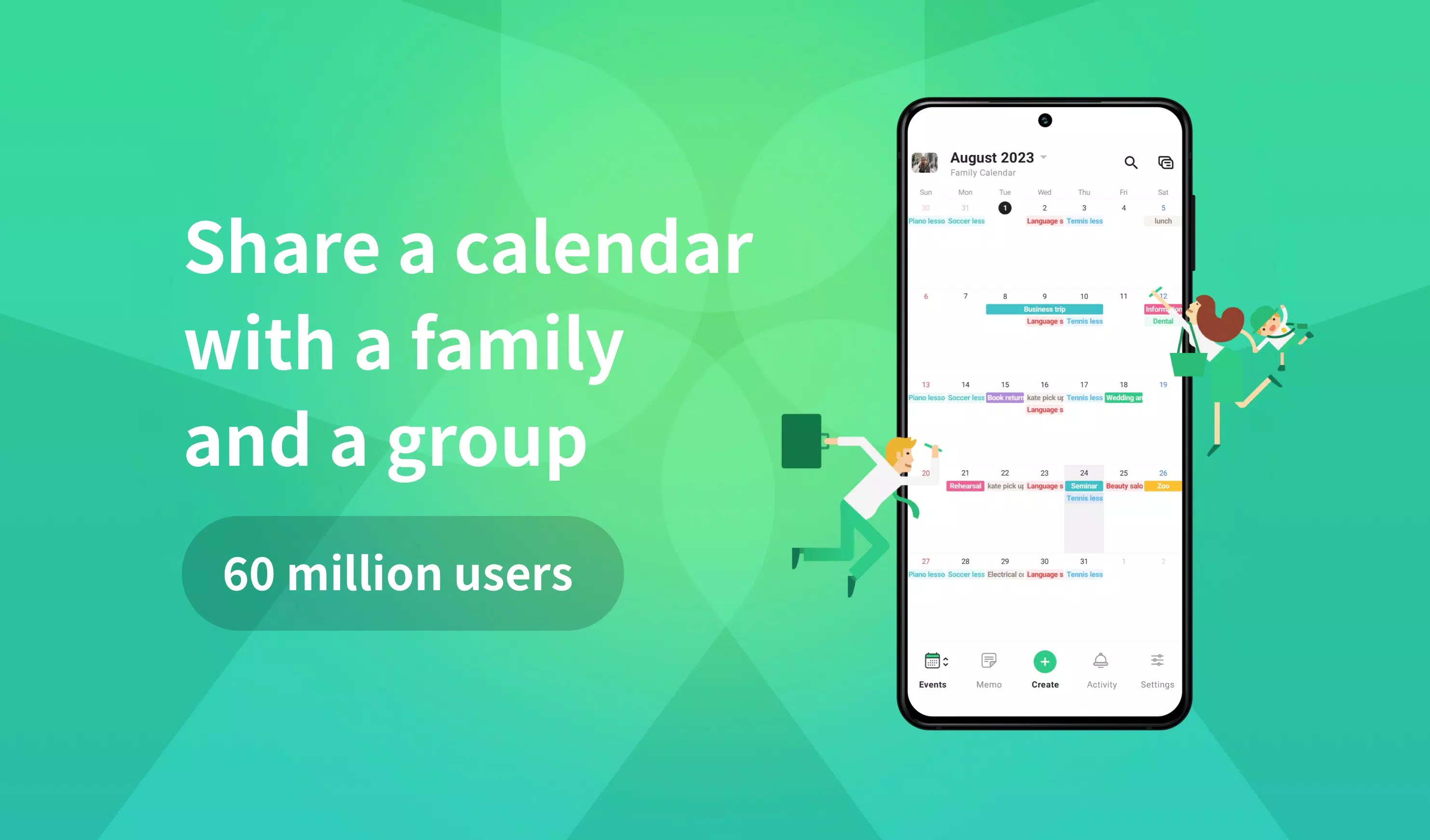 TimeTree - Shared Calendar Screenshot 0