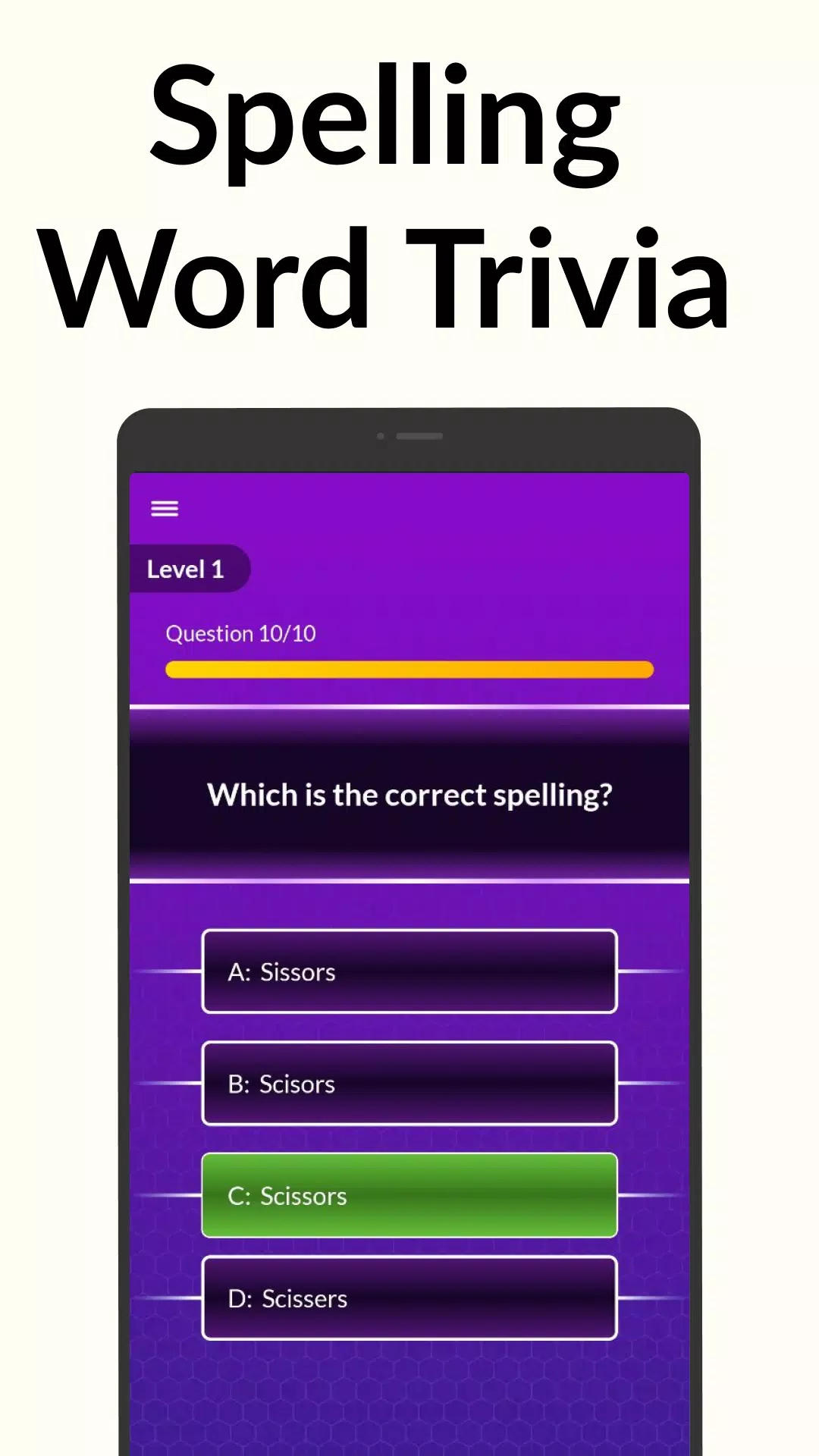 Spelling Bee: Spelling Quiz 스크린샷 0