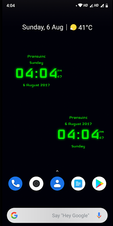 Digital Clock Скриншот 0