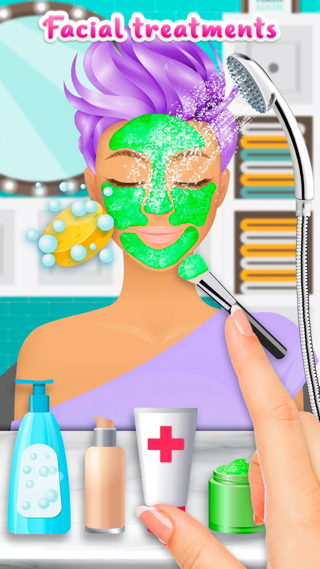 Makeup Beauty Salon Game Girls Captura de pantalla 1