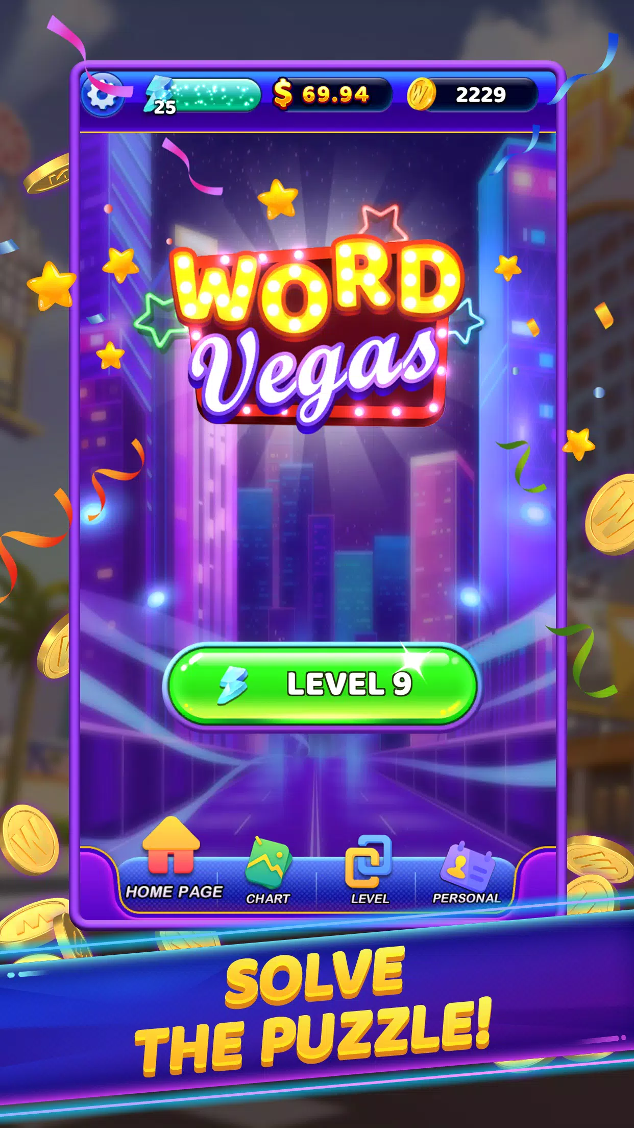 Word Vegas Schermafbeelding 0