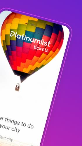 Schermata Platinumlist - Book Tickets 1