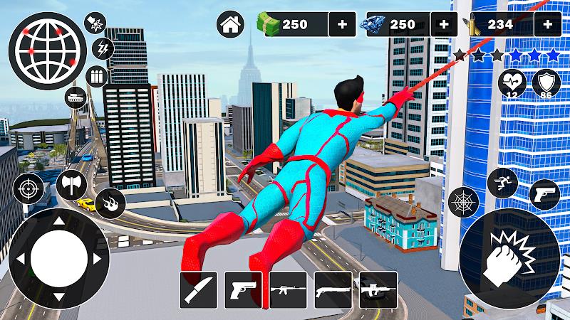 Spider Hero - Fighting Games Tangkapan skrin 2