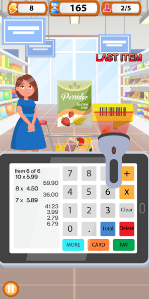 Supermarket Cashier Simulator Mod ภาพหน้าจอ 0