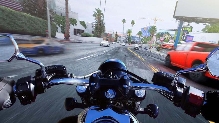 Traffic Moto Bike Rider City Capture d'écran 1