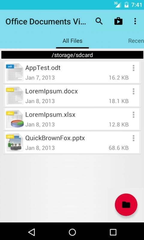 Office Documents Viewer Captura de pantalla 0