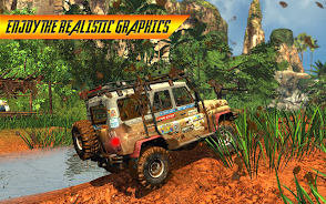 Offroad Jeep Driving Simulator ဖန်သားပြင်ဓာတ်ပုံ 0