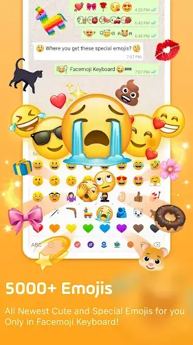 Facemoji:Emoji Keyboard&ASK AI Screenshot 1