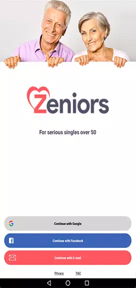Zeniors - Dating für Singles Screenshot 0