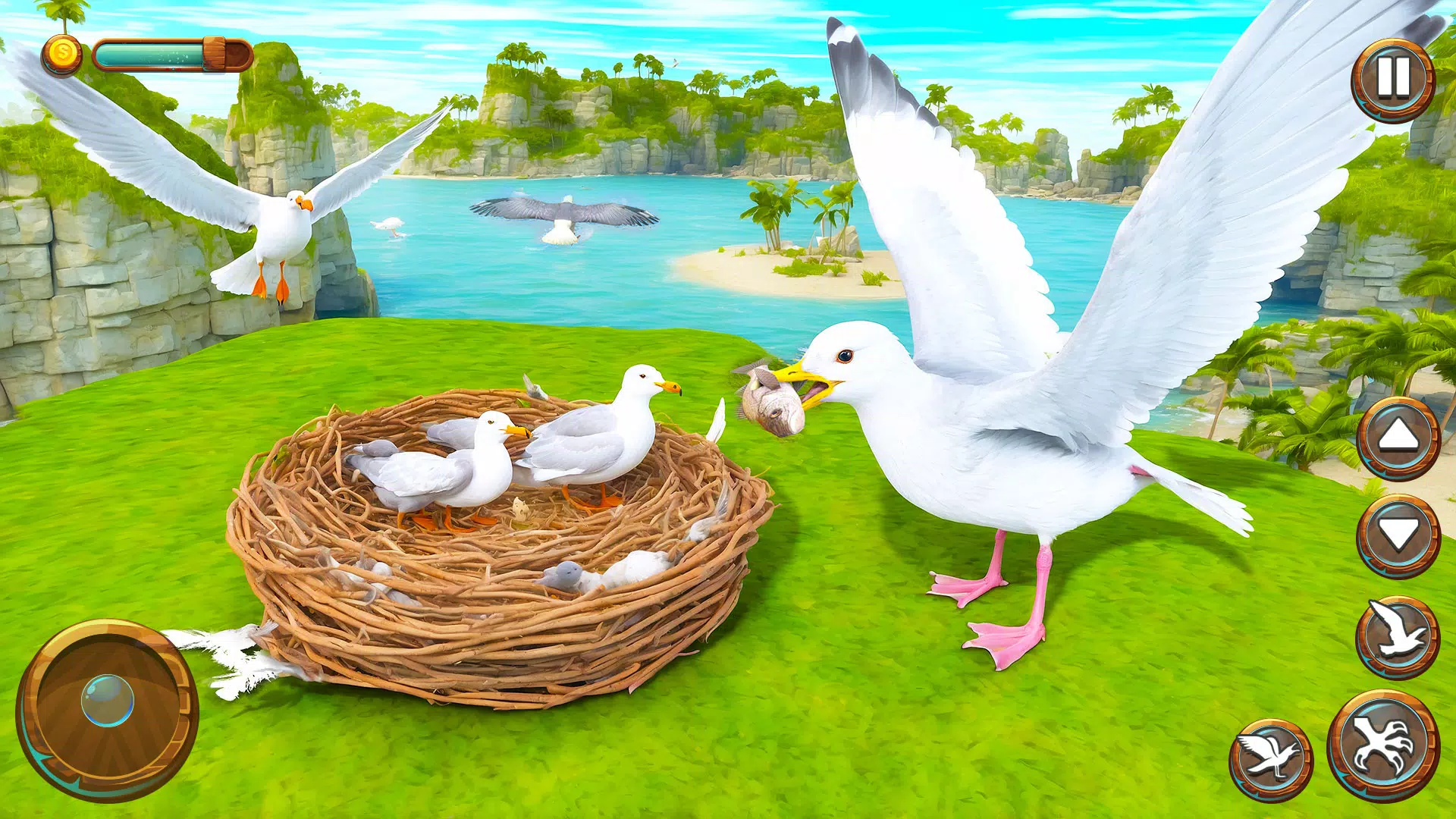 Seagull Bird Life Simulator Captura de pantalla 3