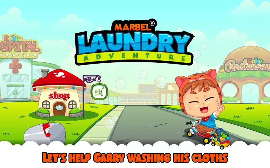 Marbel Laundry - Kids Game Capture d'écran 0