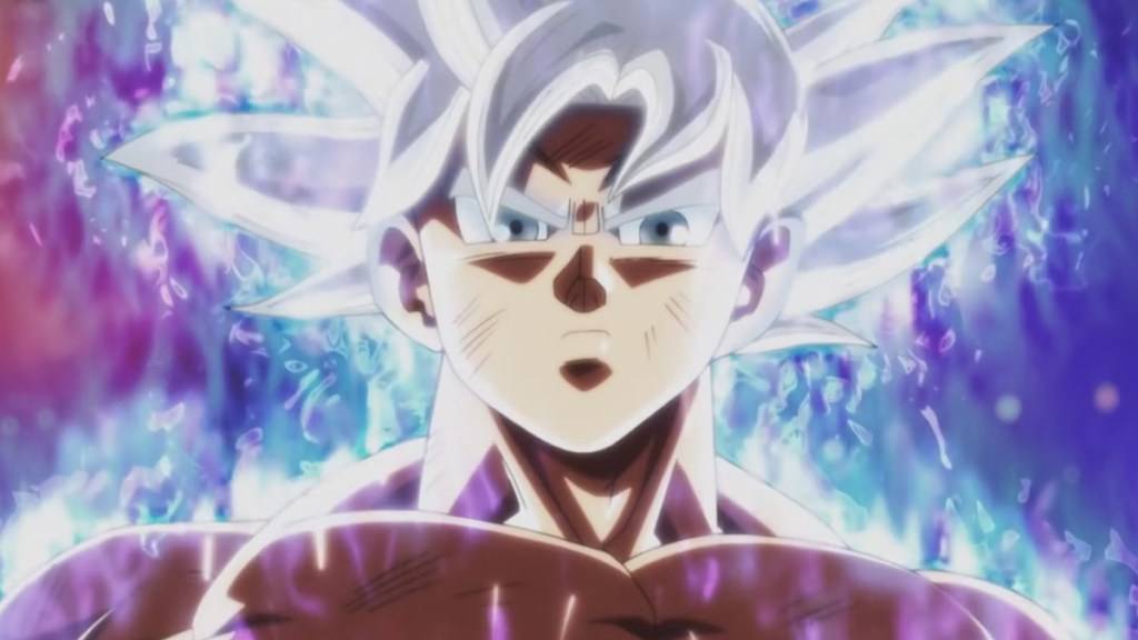 Ultra Instinct Goku Dragon Ball Super dans le cadre d'un article sur Super Saiyan 4 à Daima.