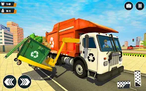 Real Garbage Truck Simulator Tangkapan skrin 2