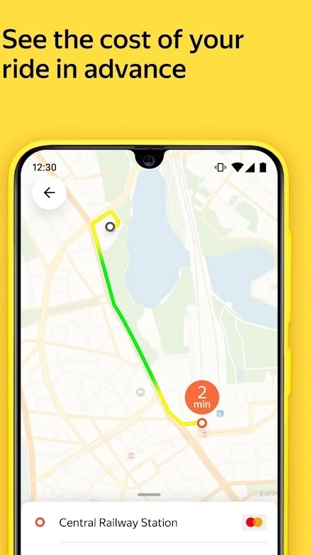 Yandex Go: taxi and delivery स्क्रीनशॉट 2