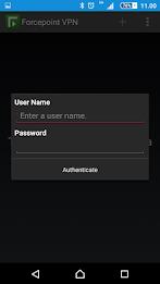 Forcepoint SSL VPN Client स्क्रीनशॉट 3