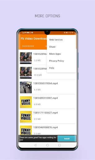 FastVid: Download for Facebook Screenshot 2