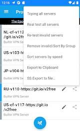 V2ray VPN-unmetered fast VPN Captura de pantalla 1