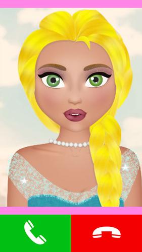 fake call princess game Screenshot 2