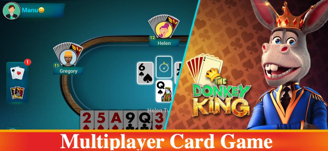 Donkey King: Donkey card game Ảnh chụp màn hình 0