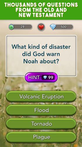 Daily Bible Trivia Captura de tela 0