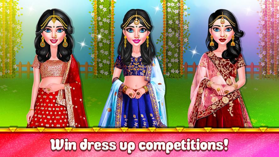Indian Wedding Makeup Dressup應用截圖第1張