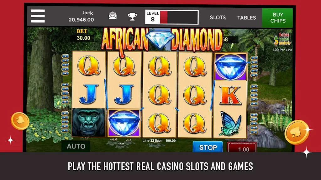 PlayJACK Slots ဖန်သားပြင်ဓာတ်ပုံ 1