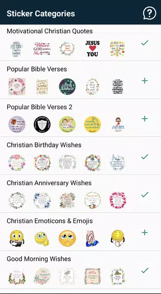 Christian Stickers Zrzut ekranu 0
