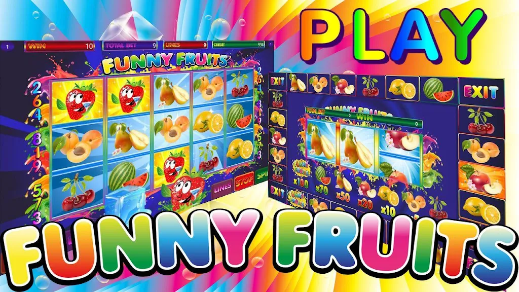 Funny Fruits Slot Tangkapan skrin 2