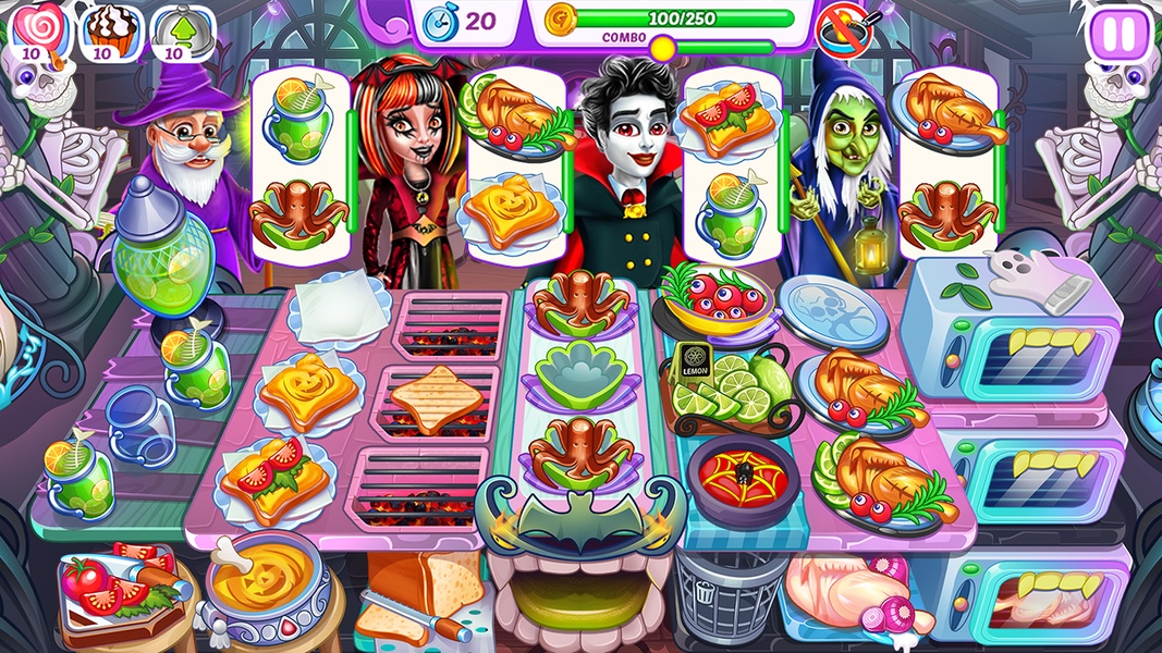 Halloween Madness Cooking Game Скриншот 0