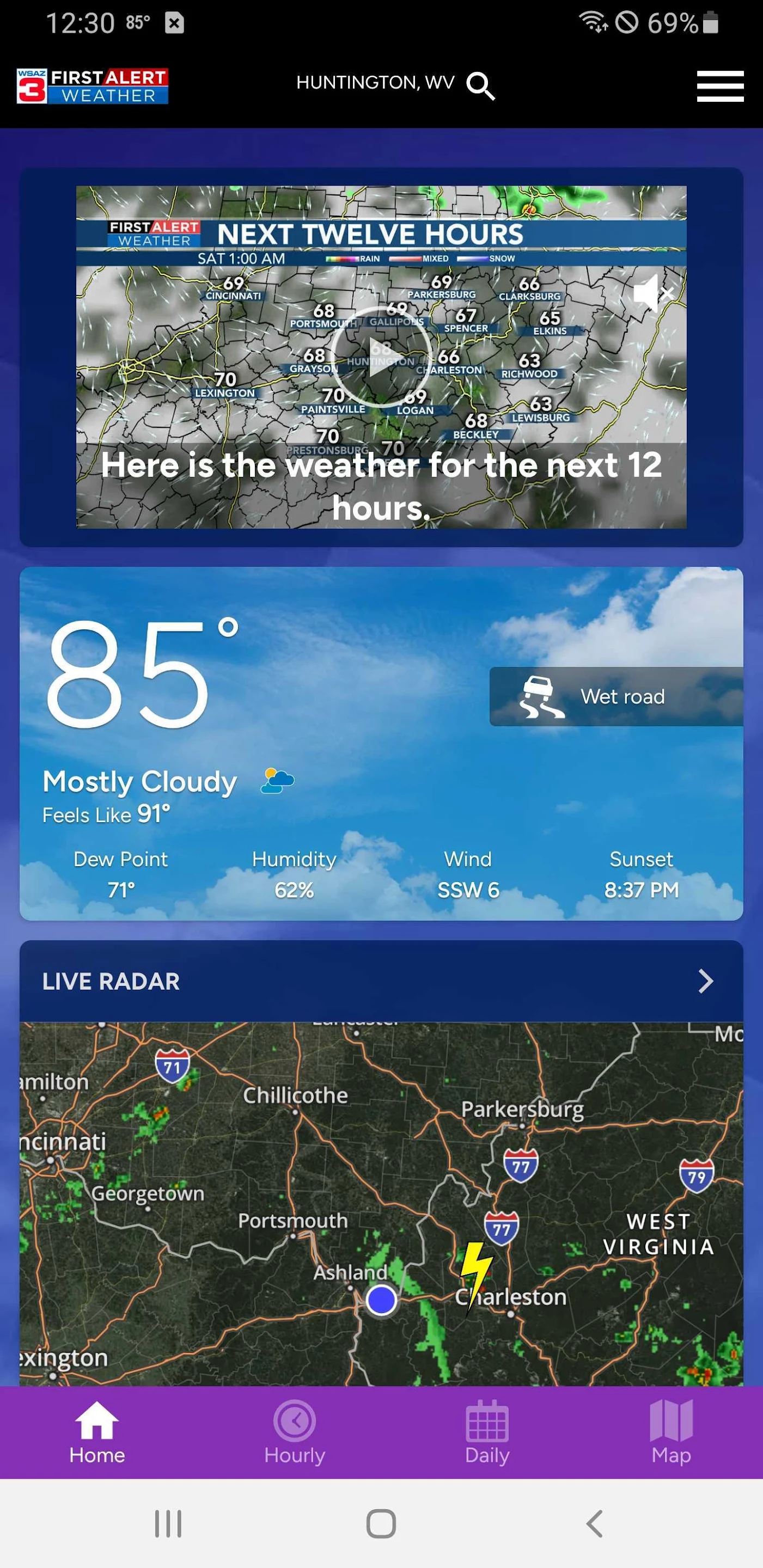 WSAZ First Alert Weather App Captura de tela 3