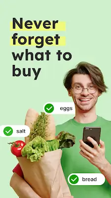 Schermata Listonic: Grocery List App 0