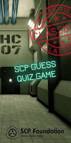 scp quiz game स्क्रीनशॉट 0